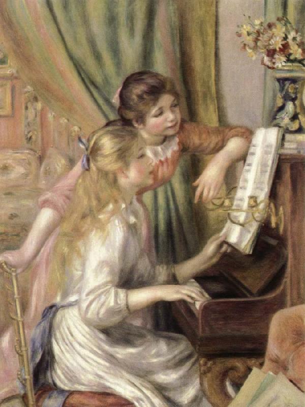 Pierre-Auguste Renoir young girls at the piano